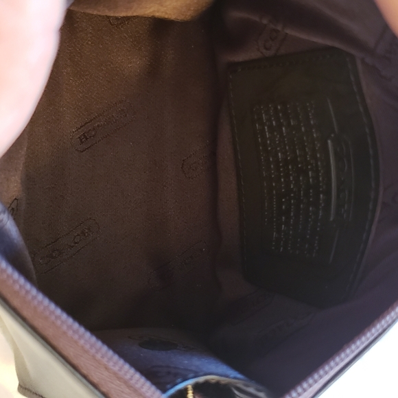 Vintage Coach Mahogany cosmetic case BNWT - Picture 8 of 11